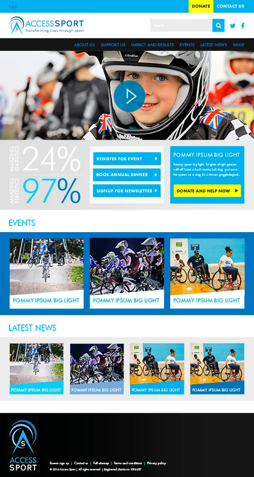 Access Sport — website