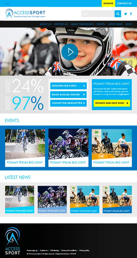 Access Sport — website