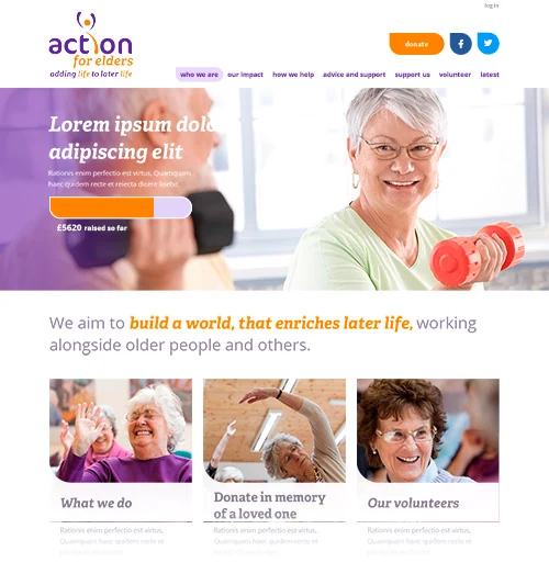 Action for Elders — website