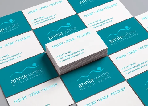 Annie White Massage Therapy — business cards