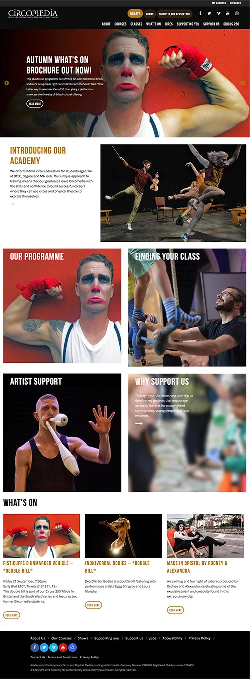 Circomedia — website