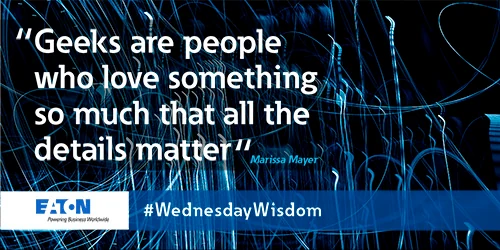 Eaton — Wednesday Wisdom
